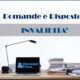 Domande e risposte invalidita