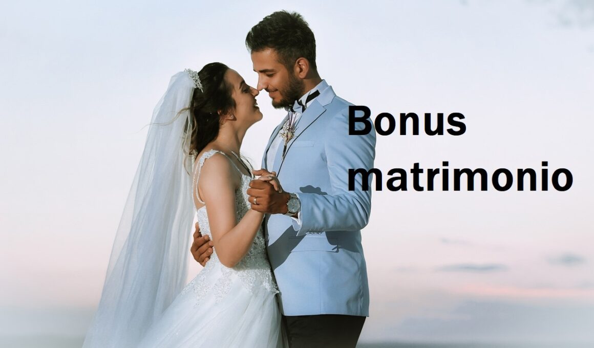 bonus matrimonio: fregatura per i promessi sposi