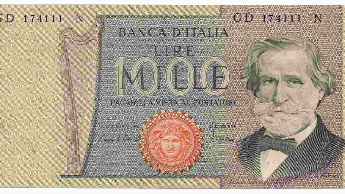 1000 lire Verdi
