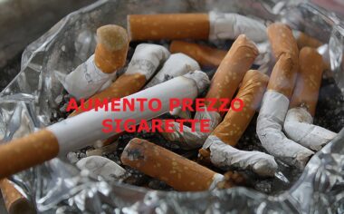 Aumento prezzo sigarette