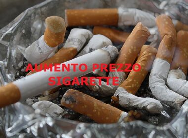 Aumento prezzo sigarette