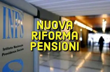 riforma delle pensioni.